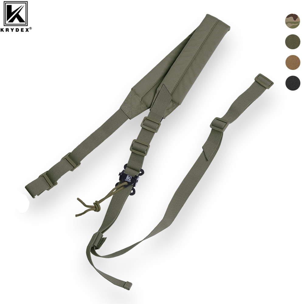 Tactical Sling 2 Point Quick Adjust Rifle - KRYDEX 500D MK2 Sniper Sling Tactical