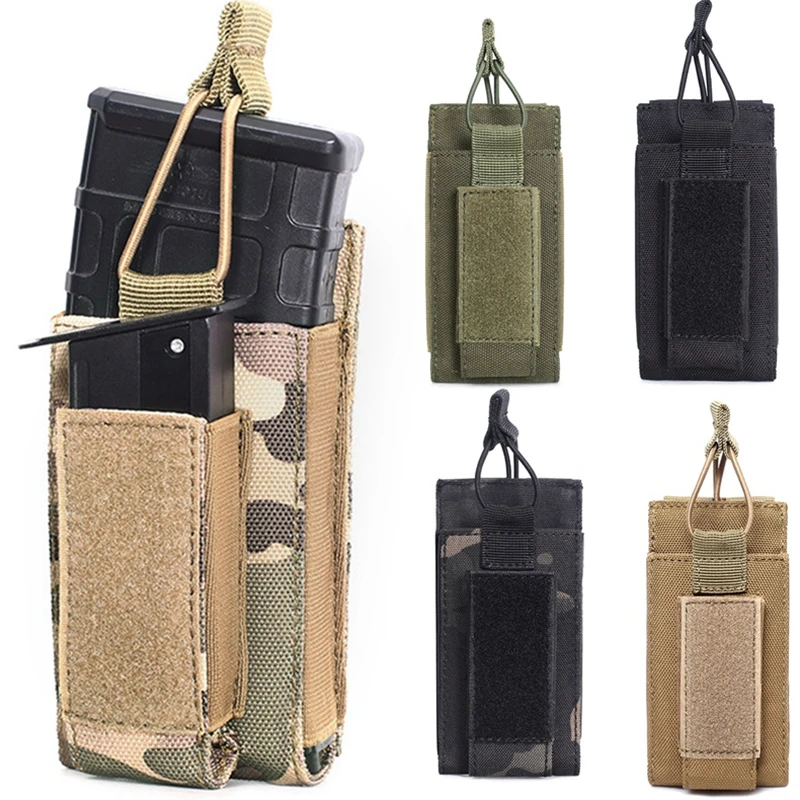 Molle Mag Pouch Double Magazine 5.56 9Mm - Tactical 5.56 Magazine Pouch Hunting Double