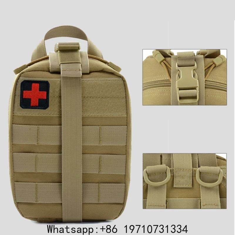 Tactical Med Kit Pouch Ifak Rip Away - First Aid Kit Bag Empty Molle