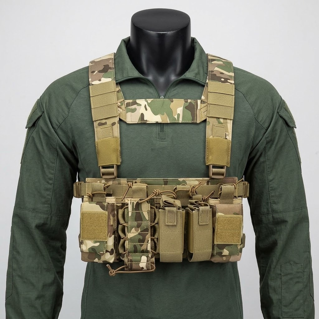 Tactical Chest Rig Modular Micro Fight - D3 Tactical Chest Rig Men Multi-Pocket