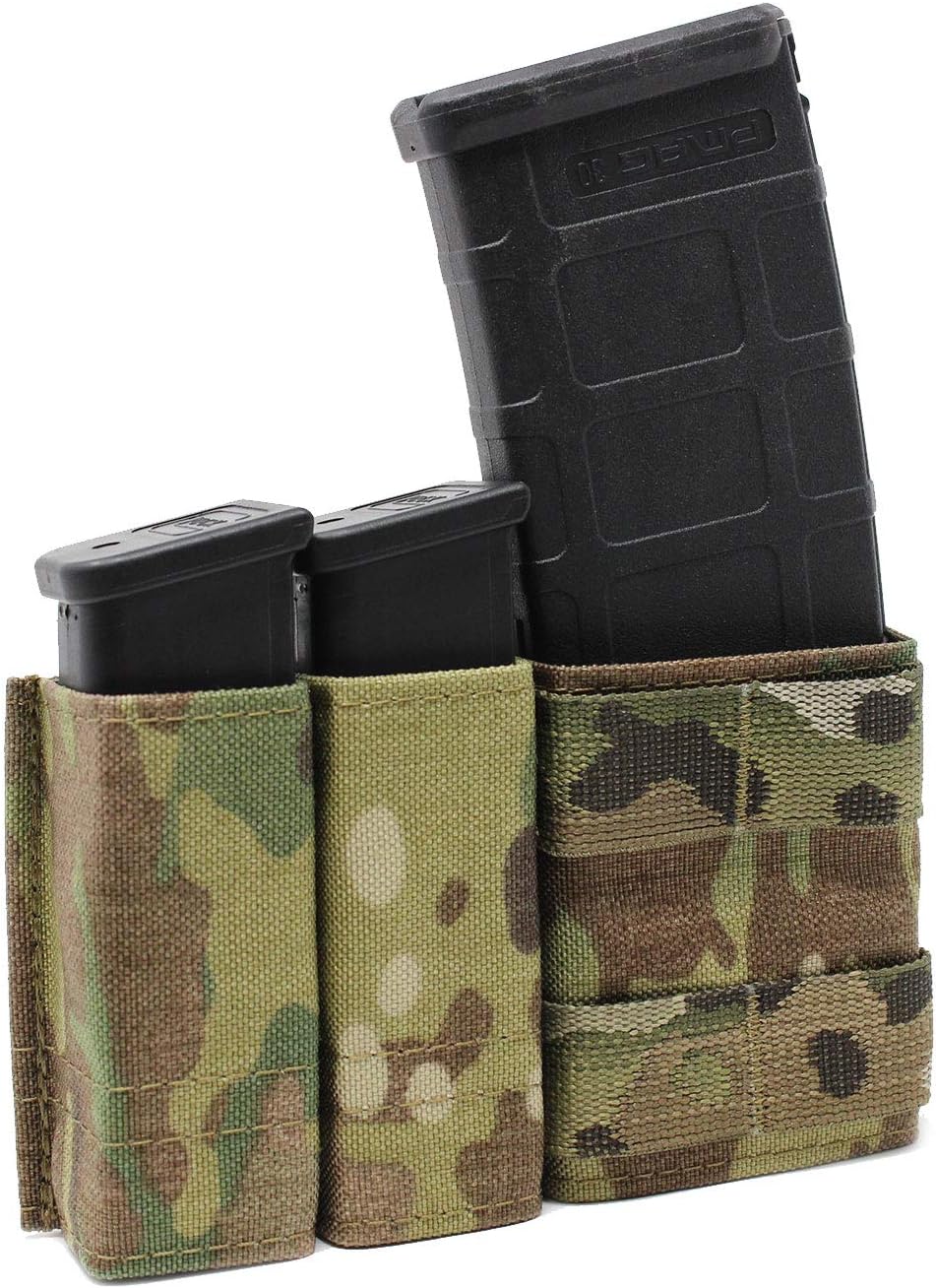Molle Mag Pouch Double Magazine 5.56 9Mm - 5.56 Magazine Pouch Double 9mm Pistol