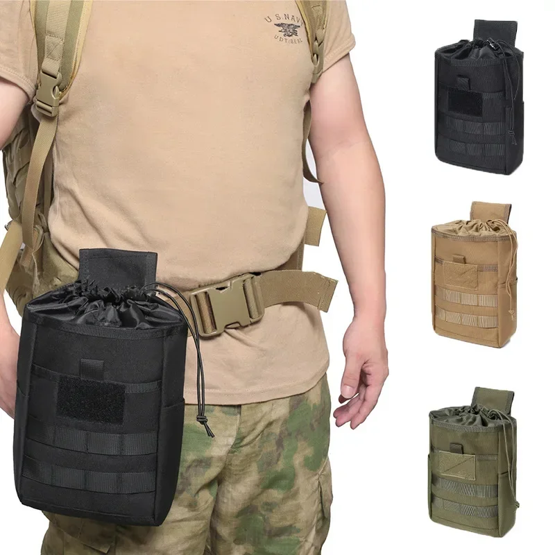 Tactical Dump Pouch Foldable Drop Bag - Tactical Foldable Molle Dump Drop Pouch