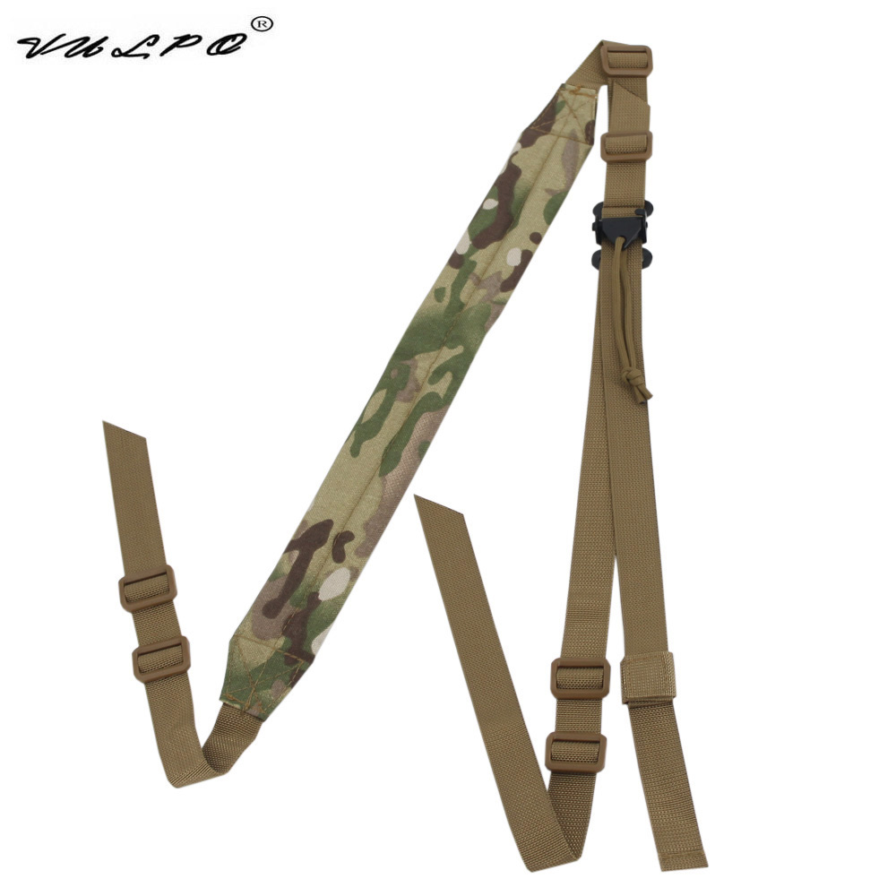 Tactical Sling 2 Point Quick Adjust Rifle - VULPO Tactical Rifle Sling Adjustable Quick