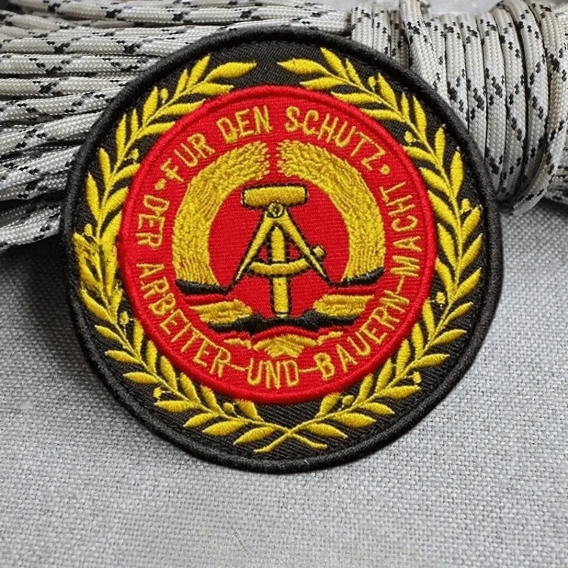 Patch Morale Tactical Military Hook Loop - East Germany Morale Tactical Patch DDR
