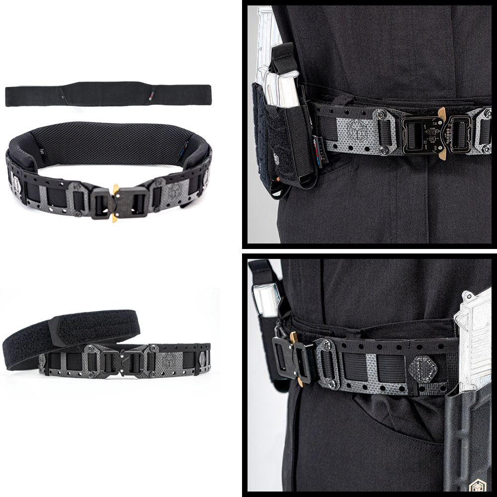Tactical Combat Belt Quick Release Buckle - Tactical Balttle Belt, Laser-Cut Molle Rigger