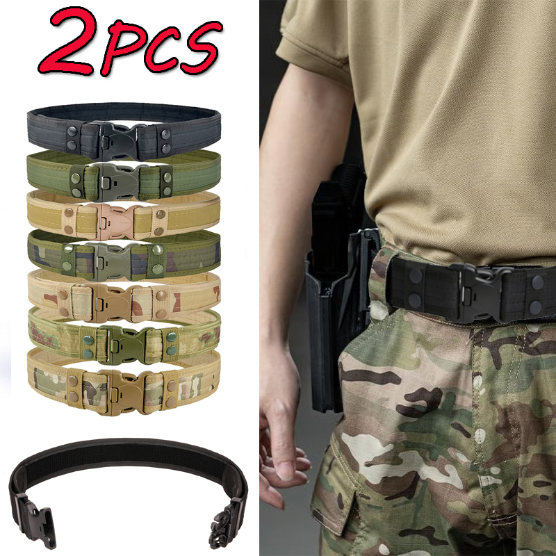 Camouflage Tactical Belt Men's - Tactical Combat Belt Quick Release Buckle recension och pris