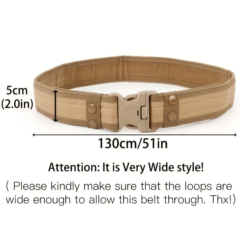 Camouflage Tactical Belt Men's - Tactical Combat Belt Quick Release Buckle recension och pris