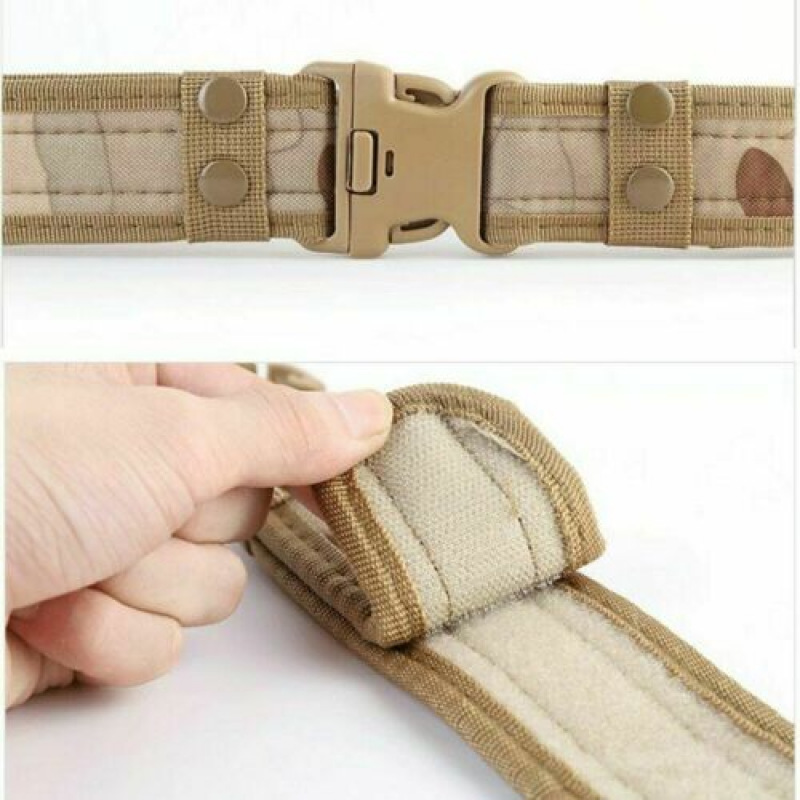 Camouflage Tactical Belt Men's - Tactical Combat Belt Quick Release Buckle recension och pris
