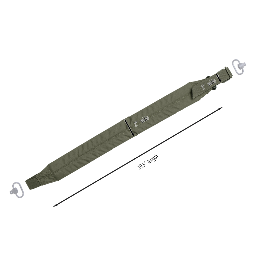 KRYDEX 500D MK2 Sniper Sling T - Tactical Sling 2 Point Quick Adjust Rifle recension och pris