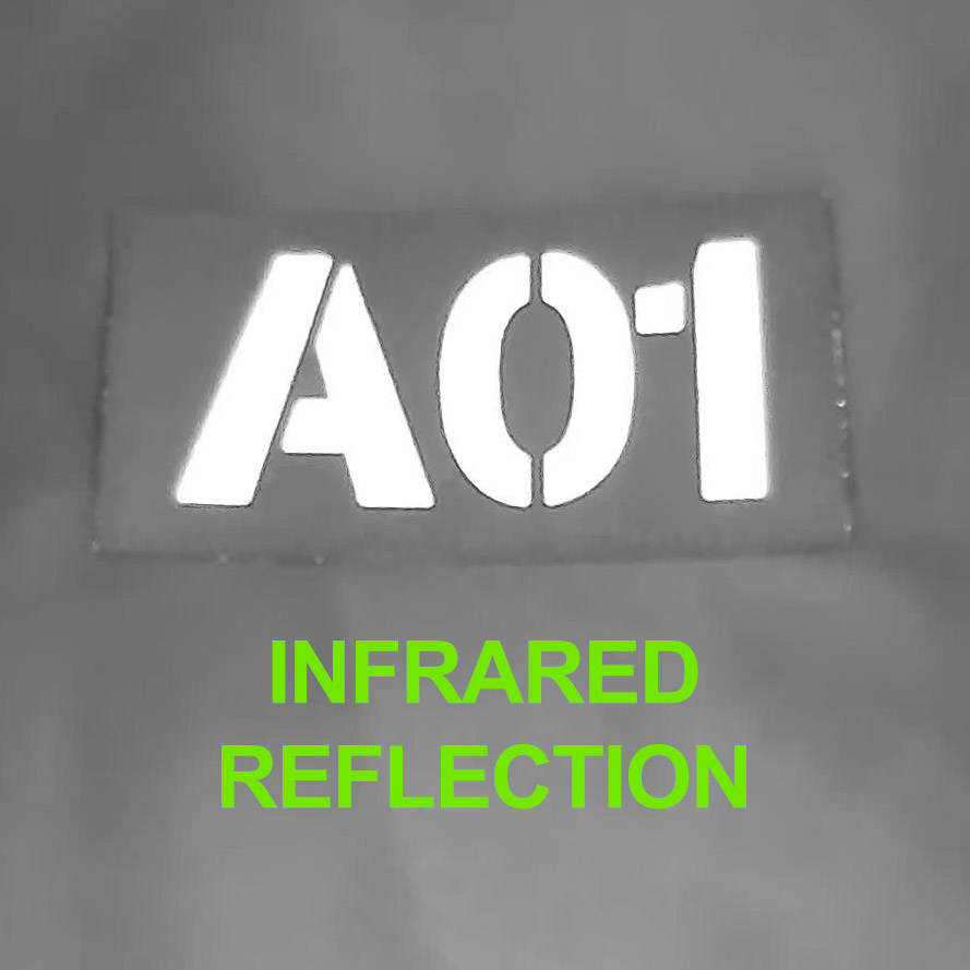 Laser Cutting IR IFF Infrared  - Patch Morale Tactical Military Hook Loop recension och pris