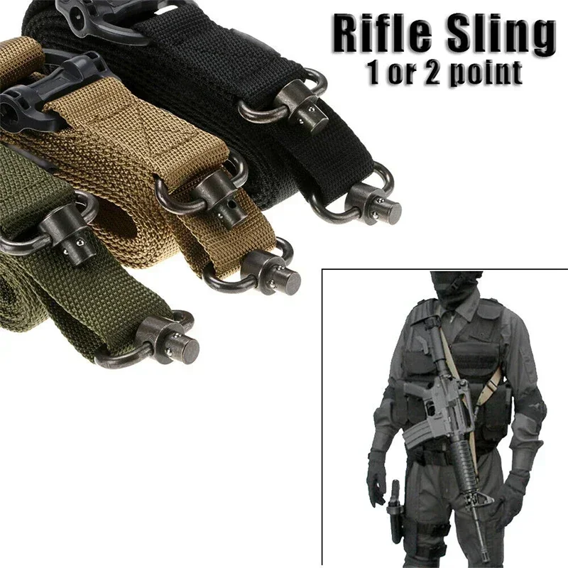 1 Pc Adjustable MS4 Tactical Q - Tactical Sling 2 Point Quick Adjust Rifle recension och pris
