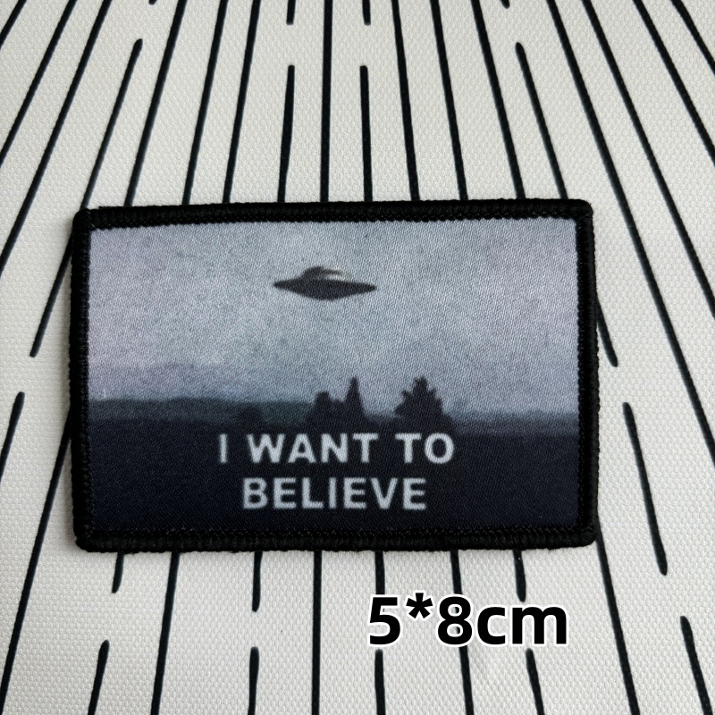 Fun Printed Tactical Patches B - Patch Morale Tactical Military Hook Loop recension och pris
