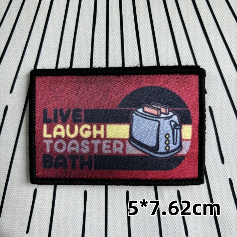 Fun Printed Tactical Patches B - Patch Morale Tactical Military Hook Loop recension och pris