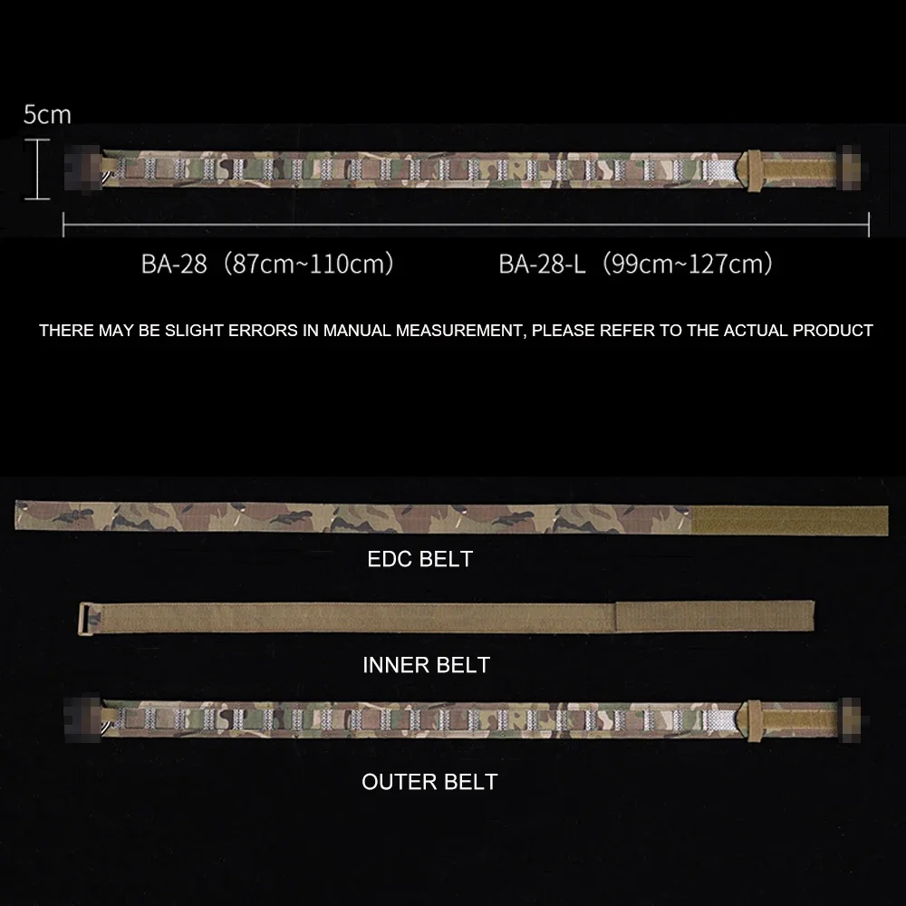 Tactical MOLLE Belt 3 in 1 Qui - Tactical Combat Belt Quick Release Buckle recension och pris