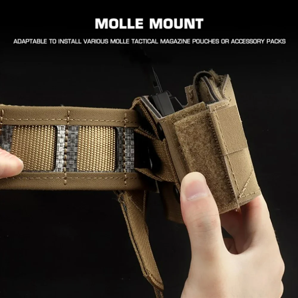 Tactical MOLLE Belt 3 in 1 Qui - Tactical Combat Belt Quick Release Buckle recension och pris