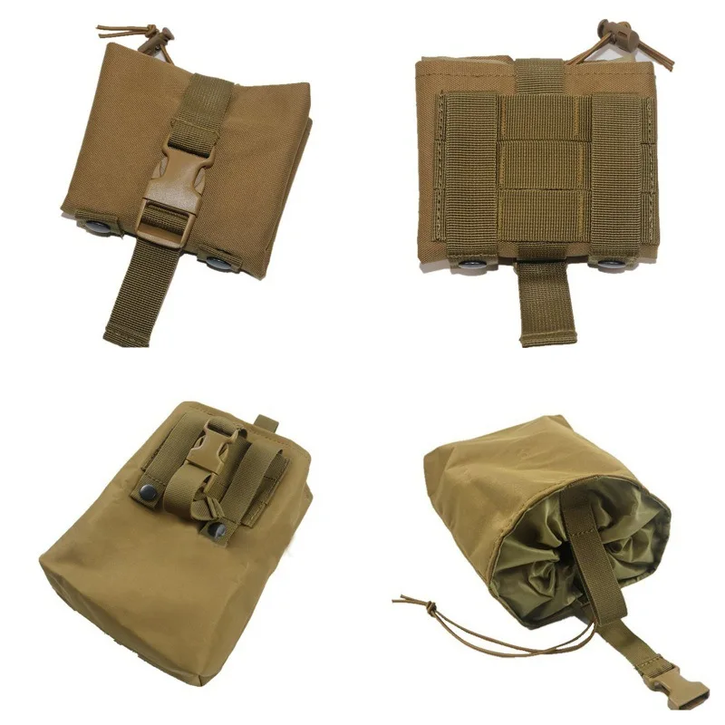 Folding Tactical Molle Magazin - Tactical Dump Pouch Foldable Drop Bag recension och pris