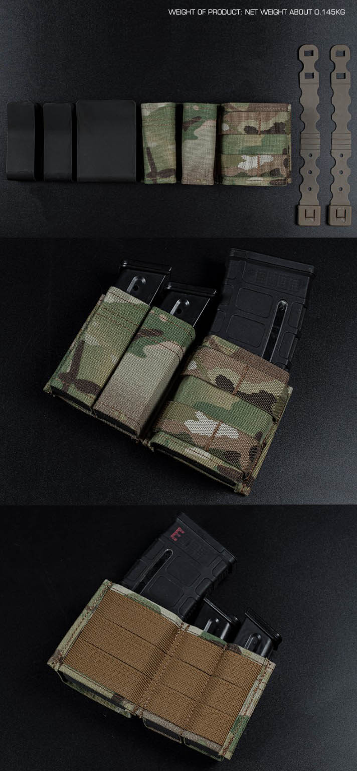 Tactical MOLLE Magazine Pouch  - Molle Mag Pouch Double Magazine 5.56 9Mm recension och pris