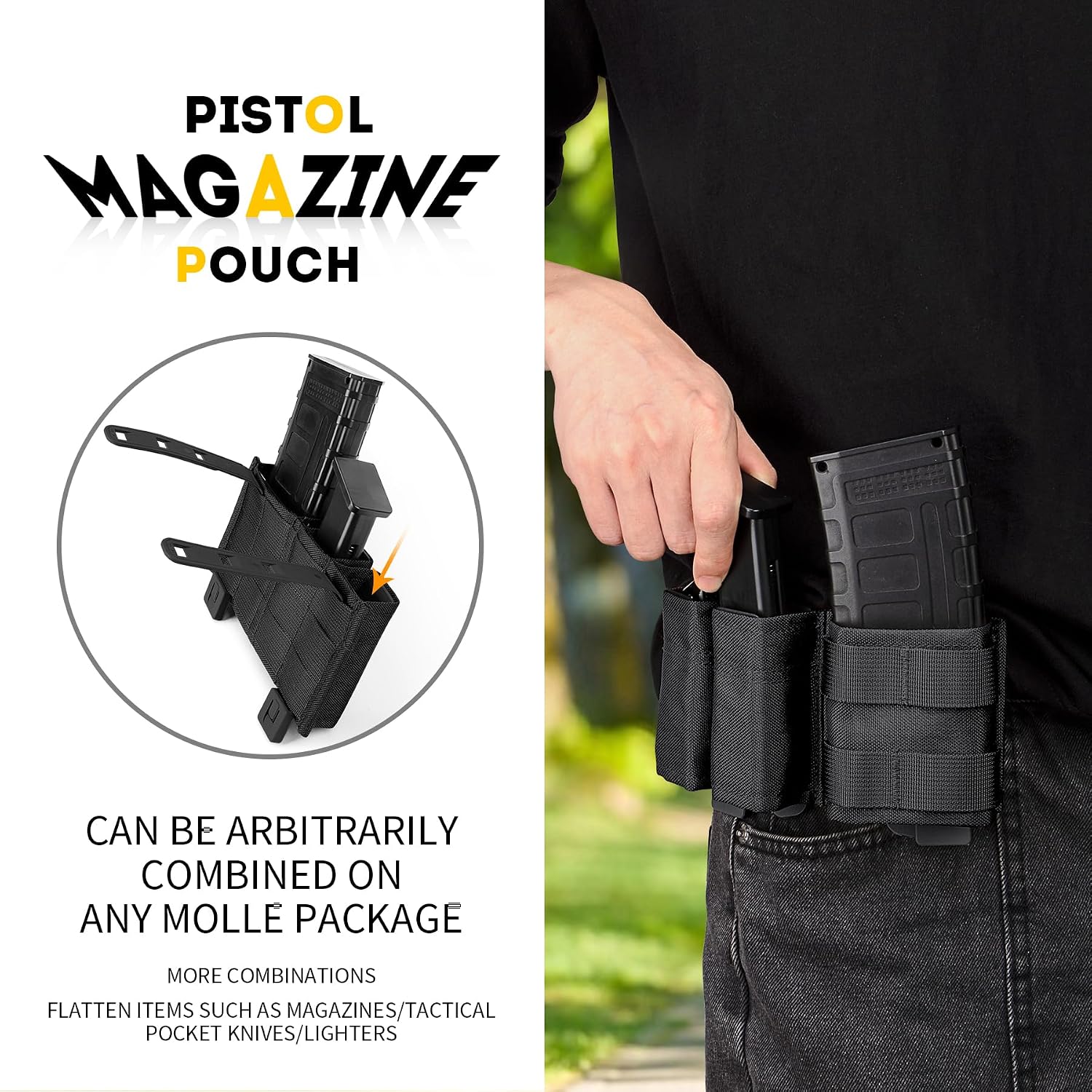 5.56 Magazine Pouch Double 9mm - Molle Mag Pouch Double Magazine 5.56 9Mm recension och pris