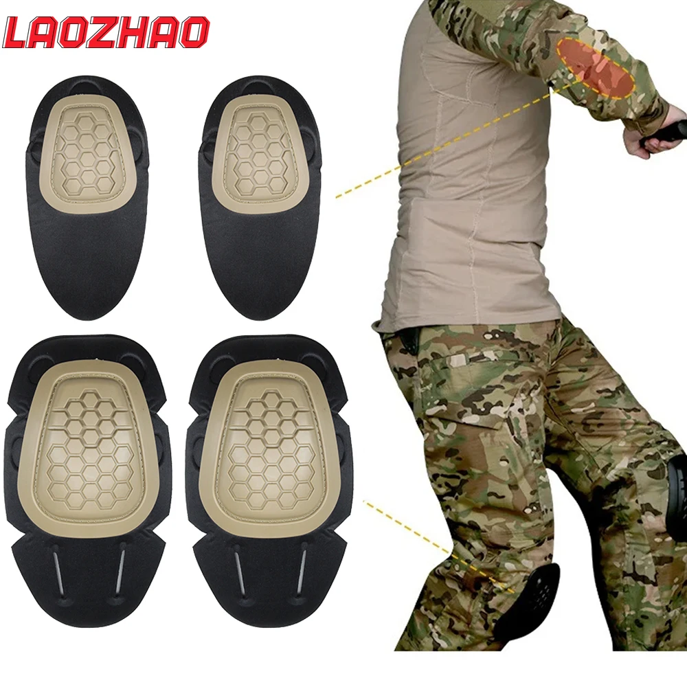 4Pcs/Set Military Tactical Kne - Combat Knee Pads Elbow Pads Set Military recension och pris