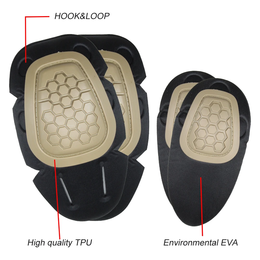 4Pcs/Set Military Tactical Kne - Combat Knee Pads Elbow Pads Set Military recension och pris