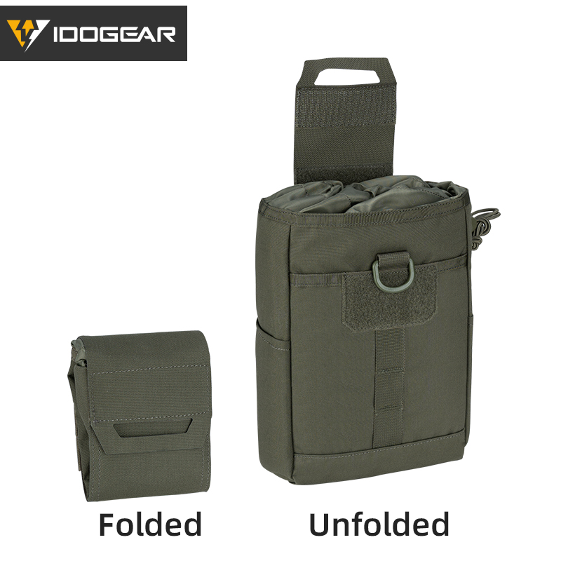 IDOGEAR Tactical Dump Pouch MO - Tactical Dump Pouch Foldable Drop Bag recension och pris
