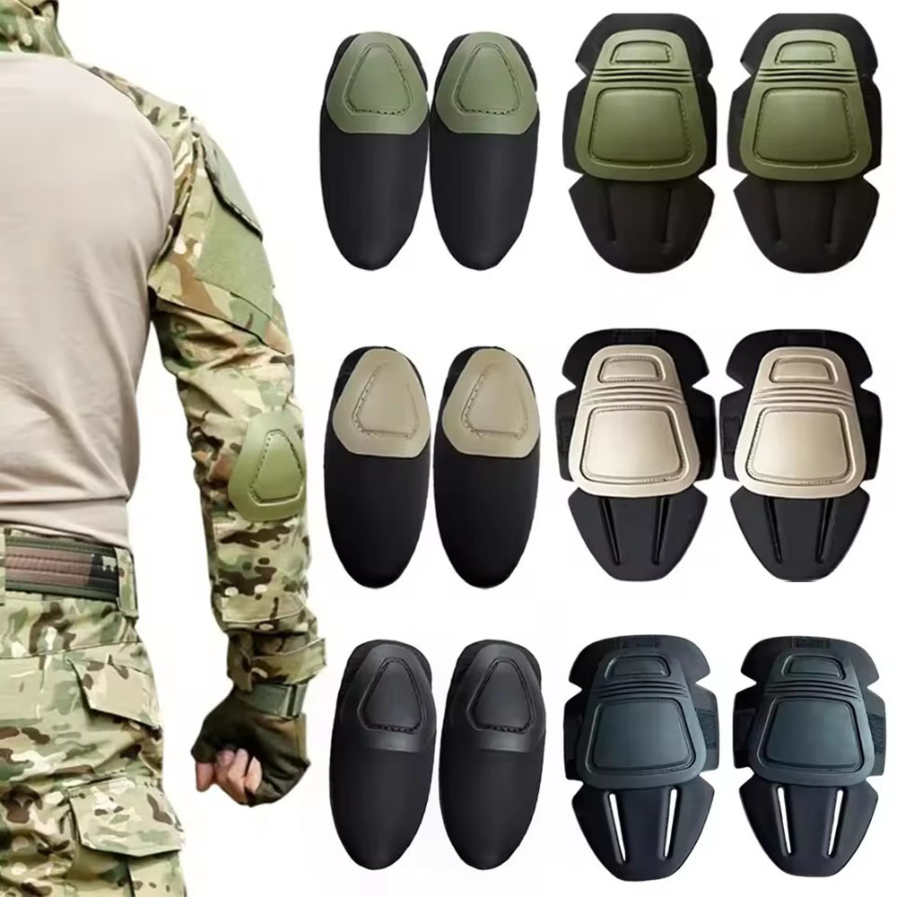 Knee Pads Elbow Pads Camouflag - Combat Knee Pads Elbow Pads Set Military recension och pris