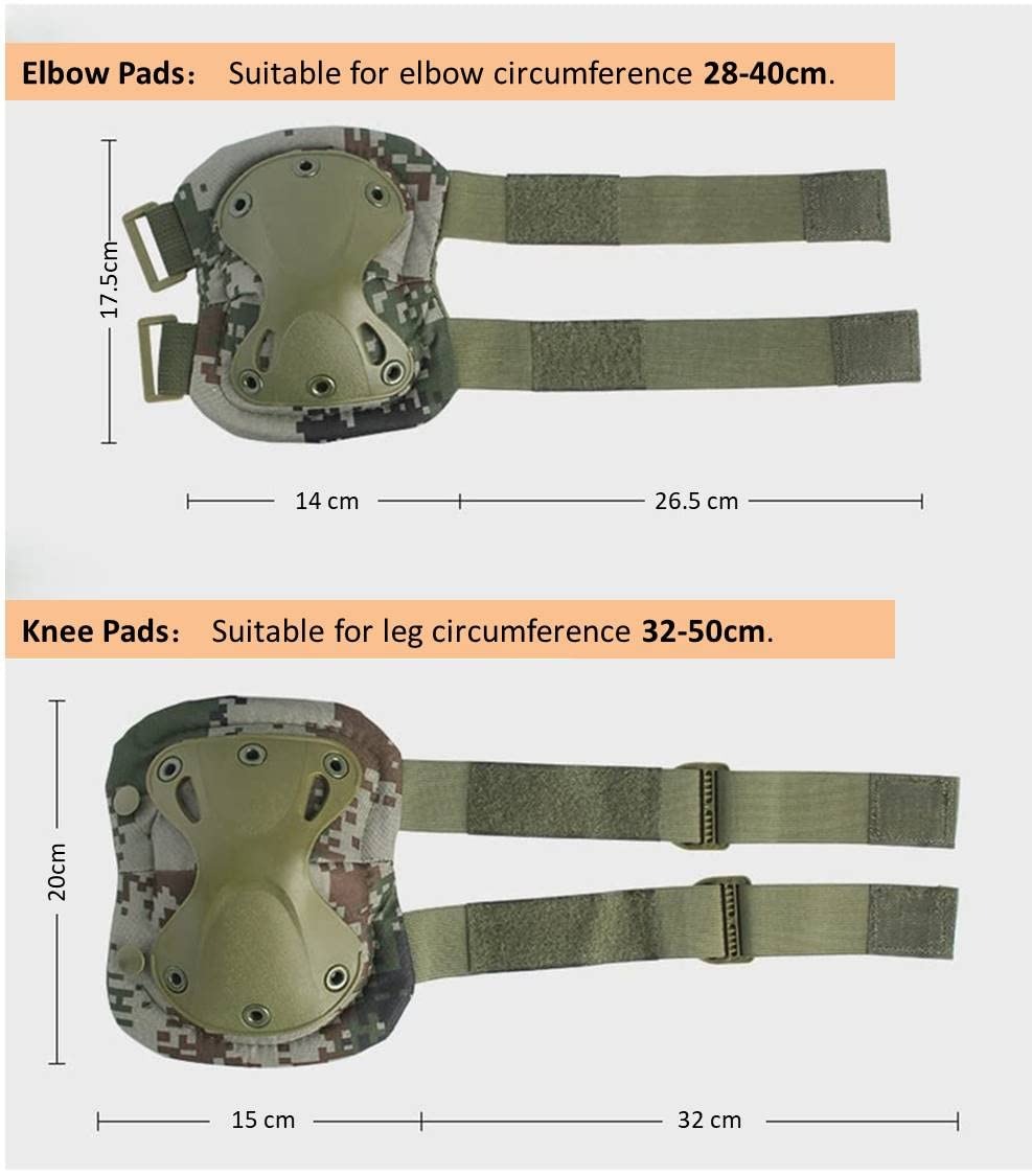 4pcs Military Tactical Knee Pa - Combat Knee Pads Elbow Pads Set Military recension och pris