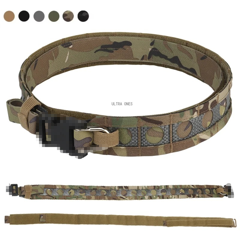 2in1 Tactical Double Layer Com - Tactical Combat Belt Quick Release Buckle recension och pris