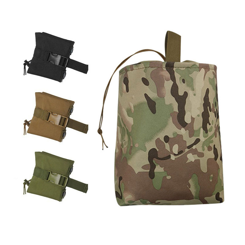 Foldable Molle Magazine Dump D - Tactical Dump Pouch Foldable Drop Bag recension och pris
